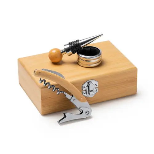 set de vino con detalles en bamb tintos ref ab4129 - 03 Crudo