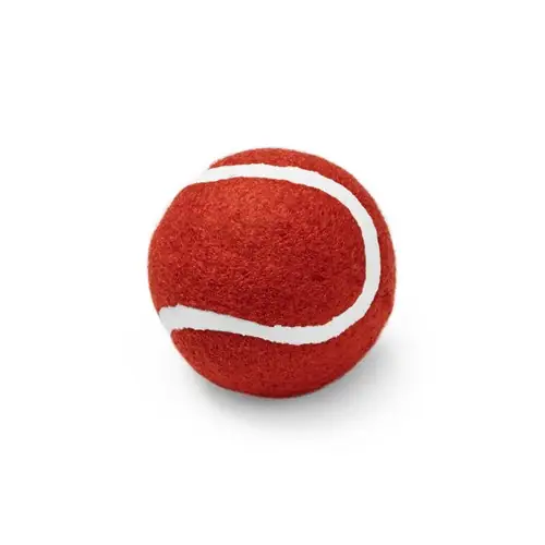 pelota para mascotas en resistente goma y tejido reforzado ref an1020 - Back Rojo