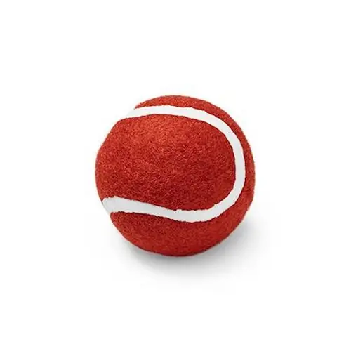 pelota para mascotas en resistente goma y tejido reforzado ref an1020 - Rojo