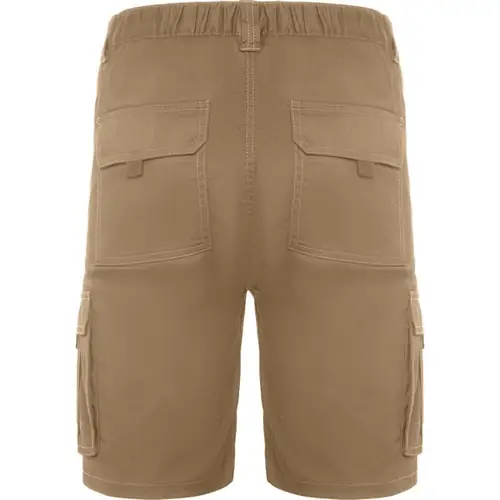 PANTALÓN CORTO CON BOLSILLOS VITARA REF BE8400 ROLY - Back Camel