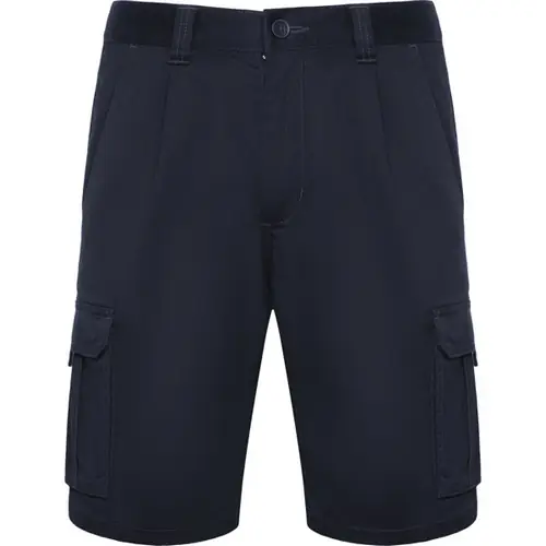 PANTALÓN CORTO CON BOLSILLOS VITARA REF BE8400 ROLY - Back Marino