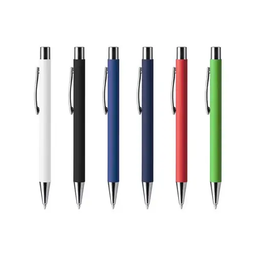 BOLÍGRAFO CON TACTO SUAVE DOVER REF BL8095 ROLY - 03 Verde Helecho