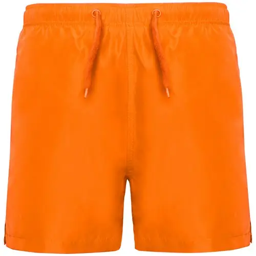 BAÑADOR CON BOLSILLOS AQUA REF BN6716 ROLY - Back Naranja Fluor