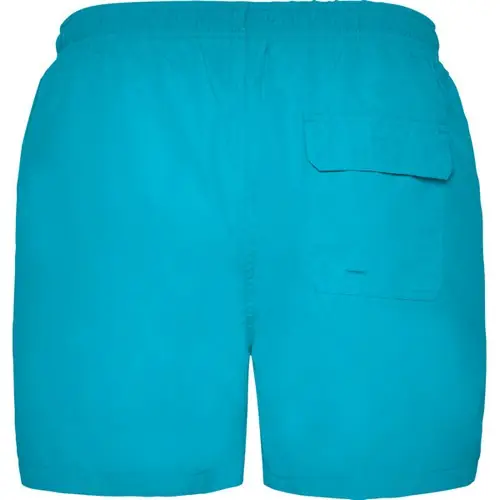 BAÑADOR CON BOLSILLOS AQUA REF BN6716 ROLY - Back Turquesa