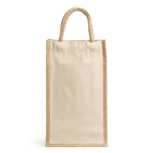 BOLSA DE YUTE LAMINADO Y ALGODÓN LOIRE REF BO7613 ROLY - Back Crudo
