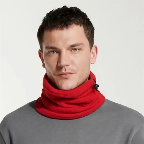 CUELLO POLAR CON AJUSTADOR ELÁSTICO NUKKA REF BR2009 - Rojo