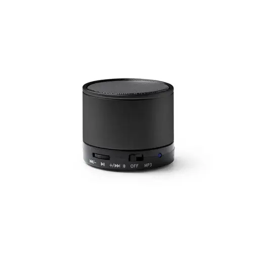 altavoz inalámbrico fabricado en aluminio reciclado y cuerpo en distintos colores ref bs1062 - Negro Negro