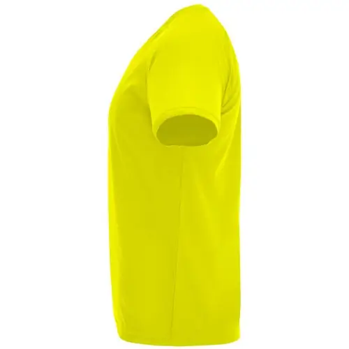 CAMISETA TÉCNICA DE MANGA CORTA BAHRAIN REF CA0407 ROLY - Left Amarillo Fluor