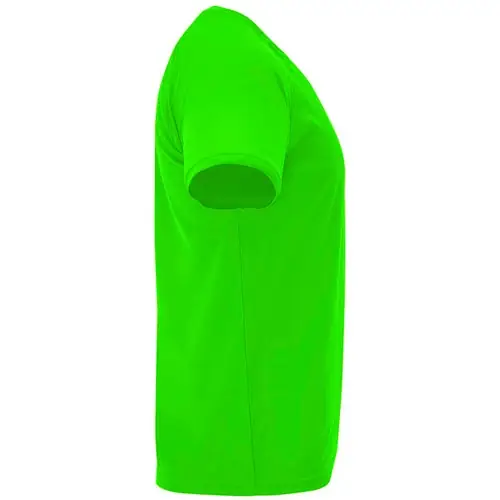 CAMISETA TÉCNICA DE MANGA CORTA BAHRAIN REF CA0407 ROLY - Right Verde Fluor