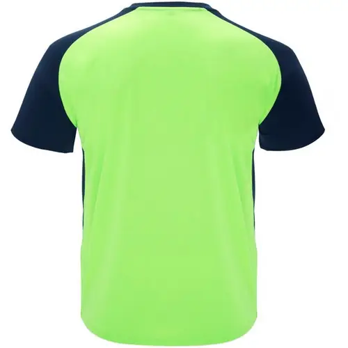 CAMISETA TÉCNICA TRANSPIRABLE BUGATTI REF CA6399 ROLY - Back Verde Fluor Marino