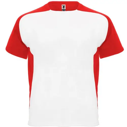CAMISETA TÉCNICA TRANSPIRABLE BUGATTI REF CA6399 ROLY - Blanco Rojo