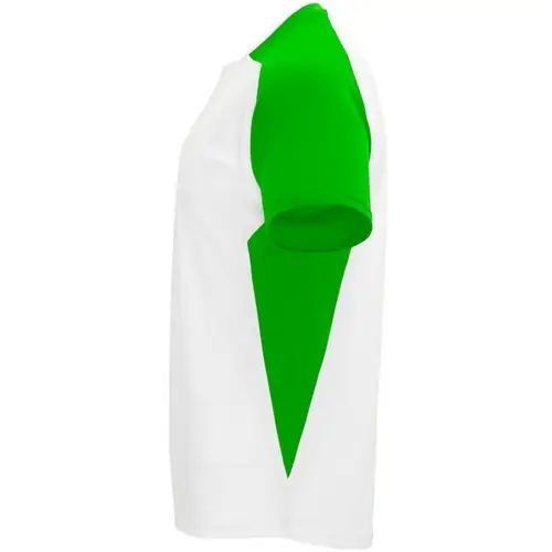 CAMISETA TÉCNICA TRANSPIRABLE BUGATTI REF CA6399 ROLY - Left Blanco Verde Helecho