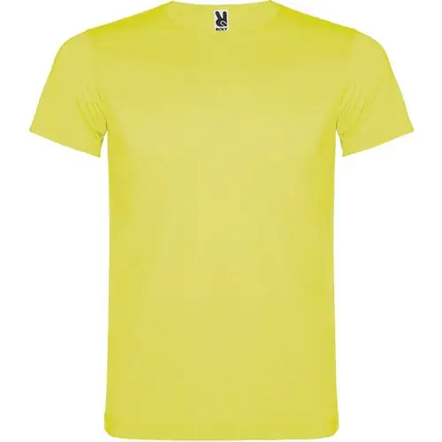 camiseta de manga corta flor akita ref ca6534 - Amarillo Fluor