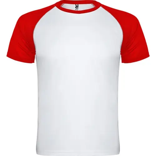 CAMISETA DEPORTIVA MANGA CORTA INDIANAPOLIS REF CA6650 - Blanco Rojo