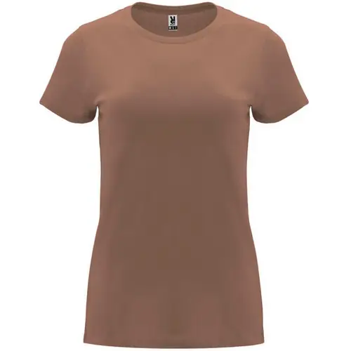 CAMISETA DE MANGA CORTA ENTALLADA CAPRI REF CA6683 - Moca