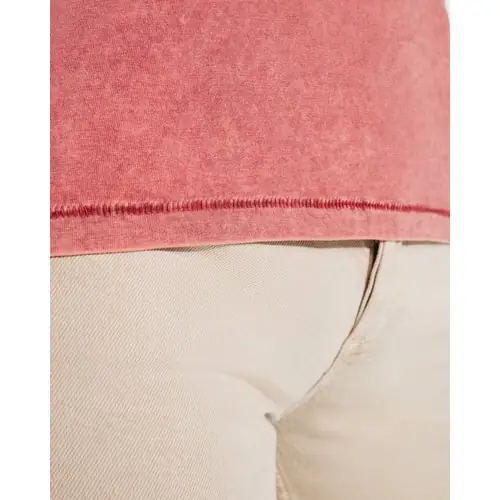 CAMISETA MUJER EFECTO JEANS HUSKY WOMAN REF CA6691 ROLY - 03 Granate