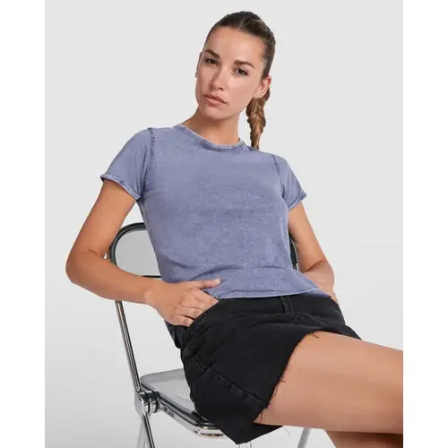 CAMISETA MUJER EFECTO JEANS HUSKY WOMAN REF CA6691 ROLY - Azul Denim