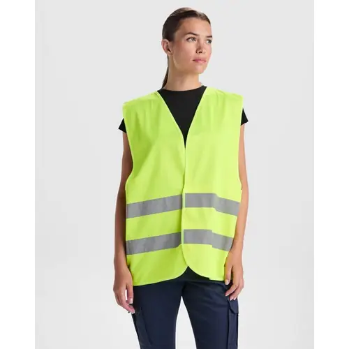 CHALECO ALTA VISIBILIDAD CUELLO PICO SIRIO REF CC5063 - 01 Amarillo Fluor