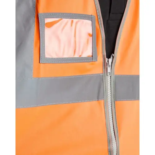 CHALECO DE AV CON CREMALLERA POLUX REF CC9311 ROLY - 02 Naranja Fluor