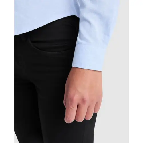 CAMISA DE MANGA LARGA ENTALLADA OXFORD WOMAN REF CM5068 - 02 Celeste