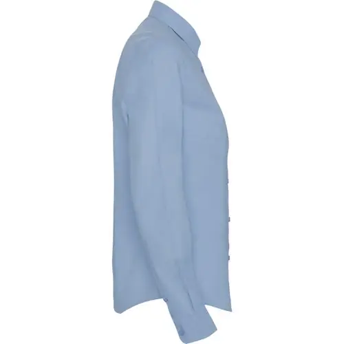 CAMISA DE MANGA LARGA ENTALLADA OXFORD WOMAN REF CM5068 - Right Celeste