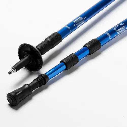 set de bastones de trekking plegables en aluminio con sistema de amortiguación ref cp7095 - Royal 02 Royal
