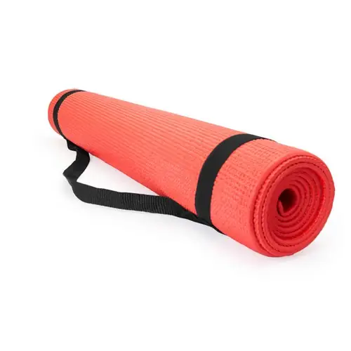 ligera esterilla de yoga elaborada en pvc ref cp7102 - Back Rojo