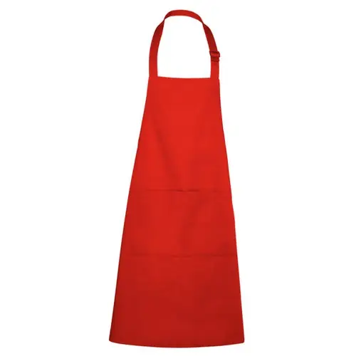 DELANTAL LARGO DE SARGA BENOIT REF DE9125 ROLY - Back Rojo