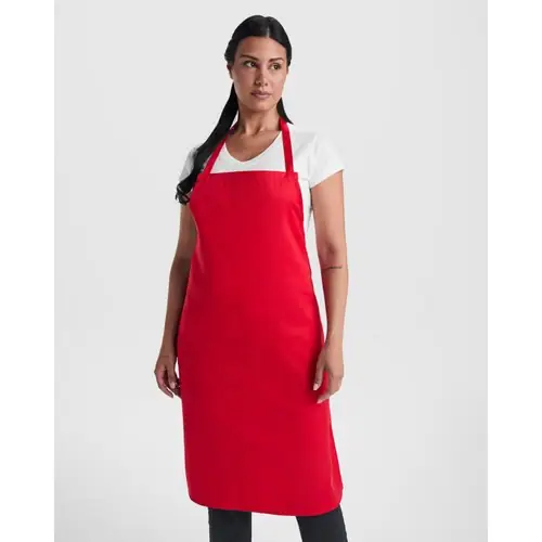 DELANTAL LARGO DE SARGA: RAMSAY REF DE9128 ROLY - Rojo