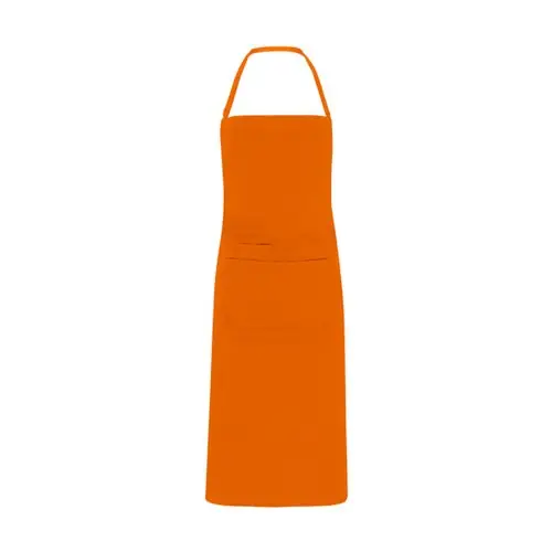 DELANTAL LARGO DE POPELÍN DUCASSE REF DE9129 ROLY - Back Naranja