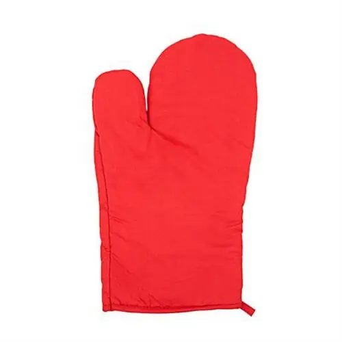 MANOPLA DE COCINA EN SUAVE ALGODÓN ROCA REF DE9132 - Rojo