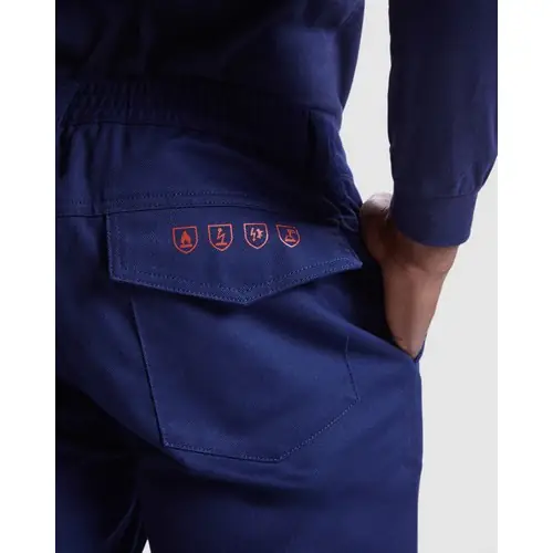 PANTALÓN LARGO EN TEJIDO IGNIFUGO RANGER REF FR9400 - 02 Marino