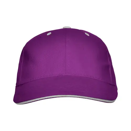 GORRA 6 PANELES CON SÁNDWICH CONTRASTE PANEL REF GO7008 - Back Purpura