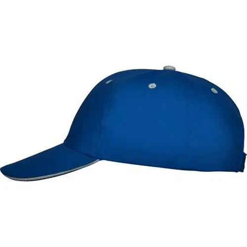 GORRA 6 PANELES CON SÁNDWICH CONTRASTE PANEL REF GO7008 - Left Royal