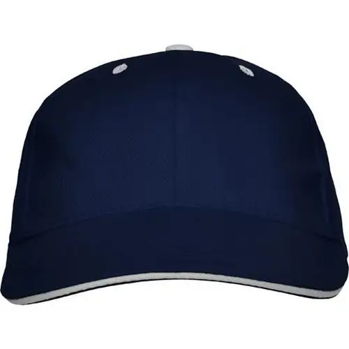 GORRA 6 PANELES CON SÁNDWICH CONTRASTE PANEL REF GO7008 - Marino