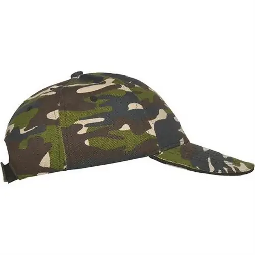 GORRA 6 PANELES CON SÁNDWICH CONTRASTE PANEL REF GO7008 - Right Camuflaje Bosque