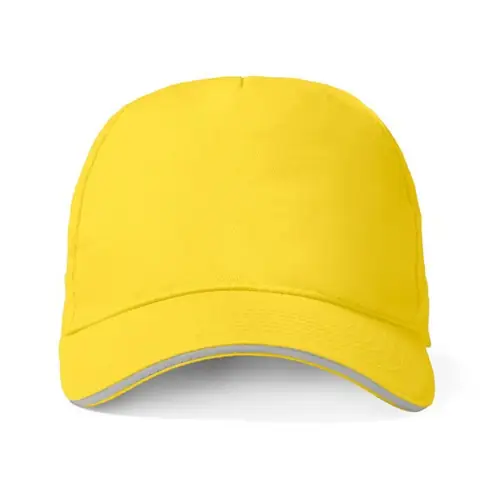 GORRA CON SÁNDWICH A CONTRASTE ERIS REF GO7019 ROLY - Amarillo