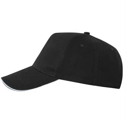 GORRA CON SÁNDWICH A CONTRASTE ERIS REF GO7019 ROLY - Left Negro