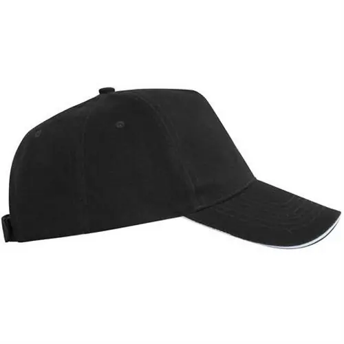 GORRA CON SÁNDWICH A CONTRASTE ERIS REF GO7019 ROLY - Right Negro
