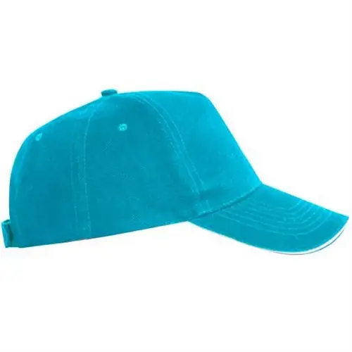 GORRA CON SÁNDWICH A CONTRASTE ERIS REF GO7019 ROLY - Right Turquesa