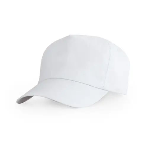 GORRA DE 5 PANELES URANUS REF GO7041 ROLY - Blanco
