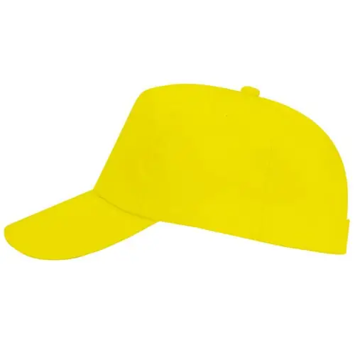 GORRA DE 5 PANELES URANUS REF GO7041 ROLY - Left Amarillo