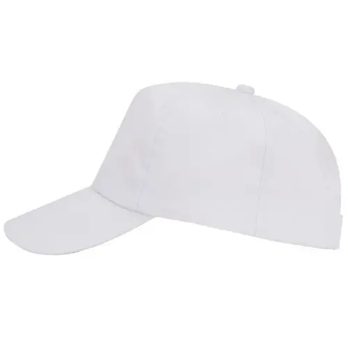 GORRA DE 5 PANELES URANUS REF GO7041 ROLY - Left Blanco
