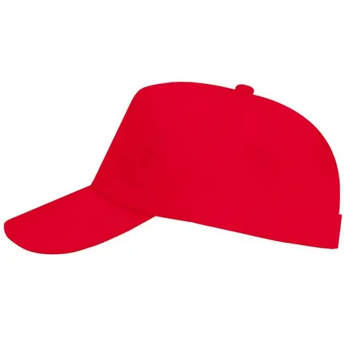 GORRA DE 5 PANELES URANUS REF GO7041 ROLY - Left Rojo