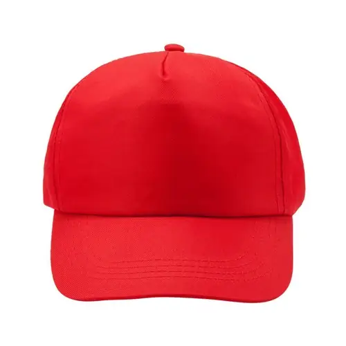 GORRA DE RPET CON 5 PANELES CALISTO REF GO7050 ROLY - Back Rojo