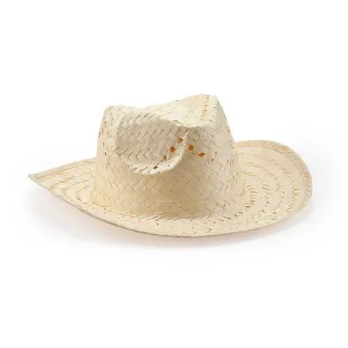 sombrero elaborado de forma artesanal en paja natural ref go7062 - 01 Crudo