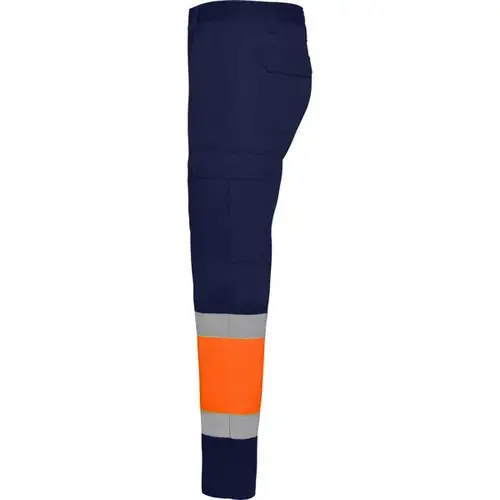 PANTALÓN MULTIBOLSILLOS DE VERANO AV NAOS REF HV9300 - Left Marino Naranja Fluor