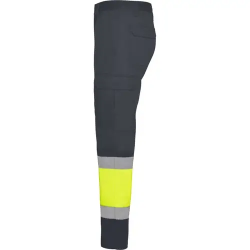 PANTALÓN MULTIBOLSILLOS DE VERANO AV NAOS REF HV9300 - Left Plomo Amarillo Fluor