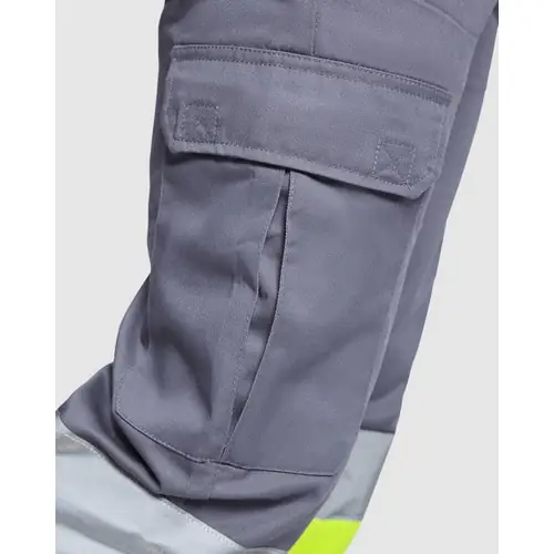 PANTALÓN MULTIBOLSILLOS DE INVIERNO AV SOAN REF HV9301 - 01 Plomo Amarillo Fluor