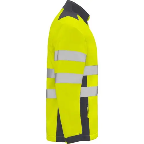 SOFTSHELL BICOLOR ALTA VISIBILIDAD ANTARES REF HV9303 - Right Plomo Amarillo Fluor